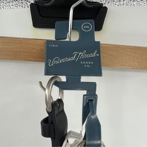 Universal Thread Black Leather Belt with Silver Buckle Women’s XXL